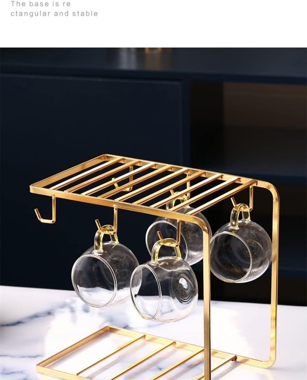 Metal Wire Tree Stand for Mug, Countertop or Pantry Mug Rack Holder