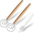 Aqdocvf 2-Pack Danish Dough Whisk, 13-Inch Dutch Whisk by AqdocvfUSDirect