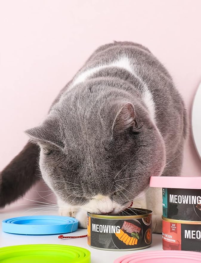 Comtim Pet Food Can Cover Silicone Can Lids - Image 6