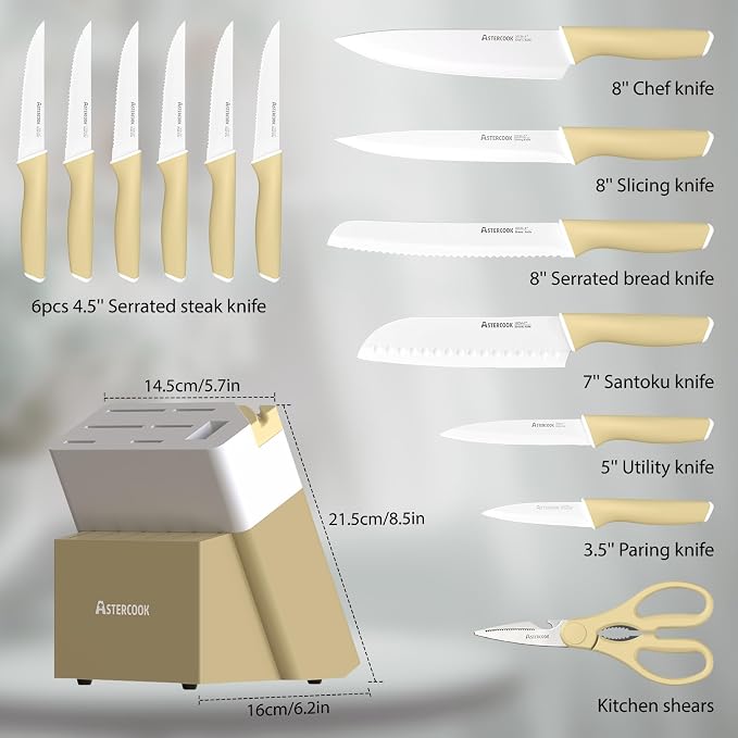 Astercook Kitchen Knife Set - Image 4