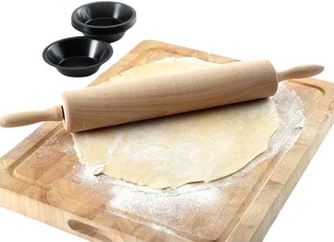 TrueCraftware 18" Wooden Rolling Pin 3-1/4" Diameter- WoodenRoll Pin - Image 3