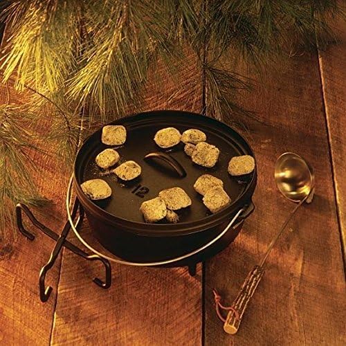 Lodge 6 Quart Pre-Seasoned Cast Iron Camp Dutch Oven - Image 4