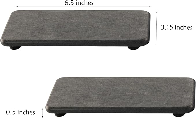 NiuYichee 2 Pcs Water Absorbing Stone Trays, Kitchen/Bathroom Sink Soap Dish - Image 5