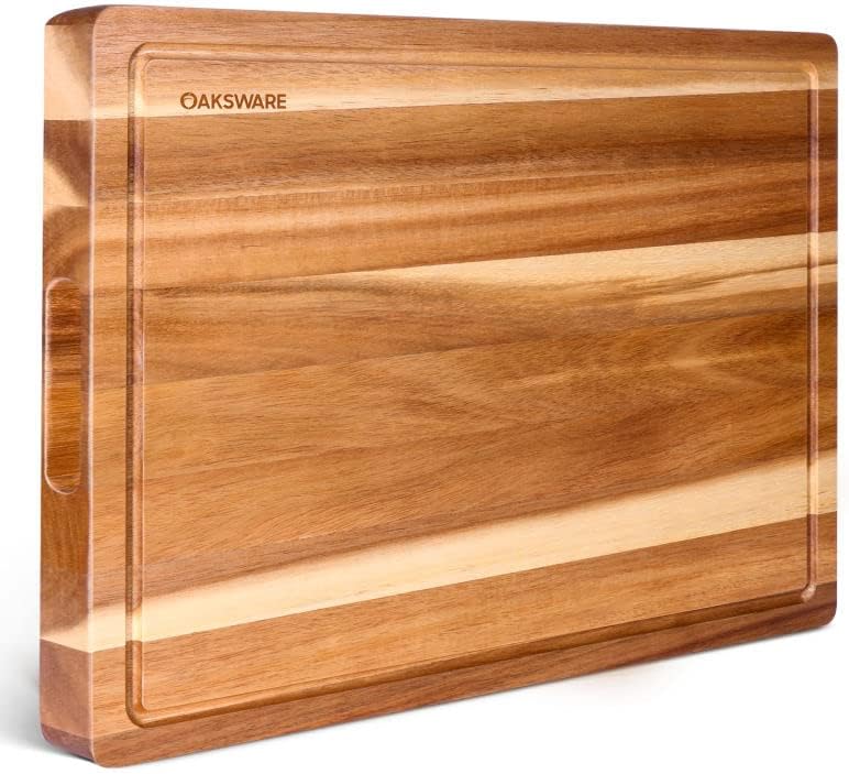OAKSWARE Acacia Wooden Cutting Board, 30 x 22 Inch