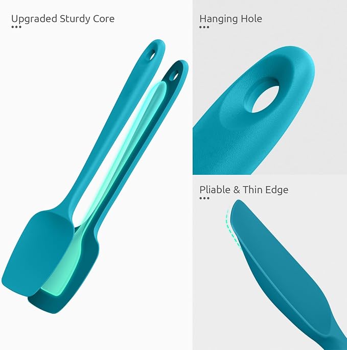 U-Taste Silicone Spoon Spatula Set, 600ºF High Heat Resistant Food Grade - Image 6