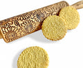 SUNFLOWER FIELD Embossed Rolling Pin by ALGISCRAFTS