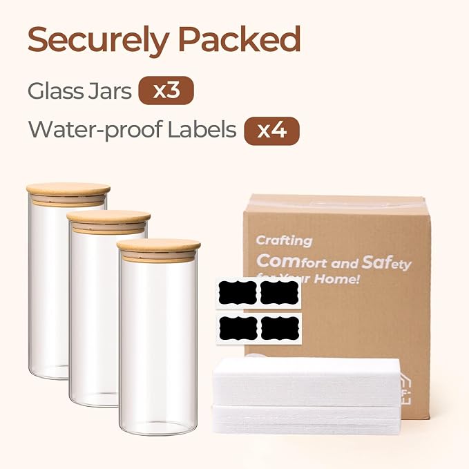 ComSaf 1.7 Qt Glass Storage Containers - Image 8