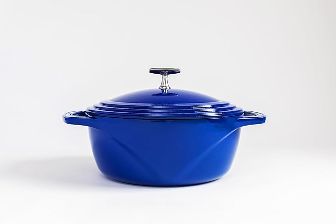 Lodge USA Enamel 6 Qt Enameled Cast Iron Dutch Oven by Lodge