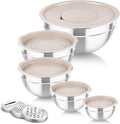 TeamFar Mixing Bowls with Airtight Lids, by TeamFar
