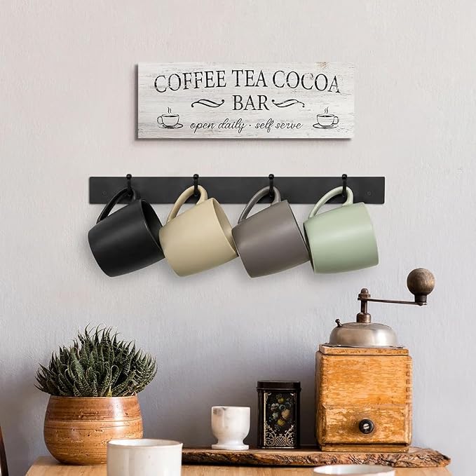 Coffee Tea Cocoa Bar Sign Decor Farmhouse Wall Plaque - Image 3