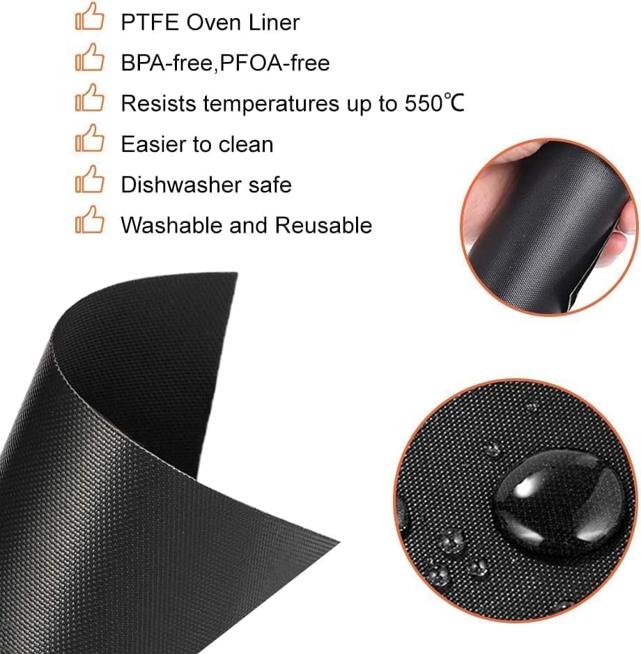 4 Pcs Air Fryer Liners and 100 Pcs Parchment Paper for Breville