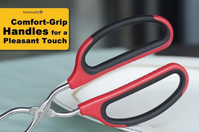 HINMAY Stainless Steel Scissor Tongs - Image 5
