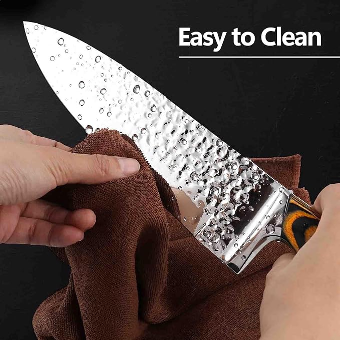 Kitchen Knife Sets with Block, 15-Piece High Carbon Stainless Steel Knife Block - Image 6