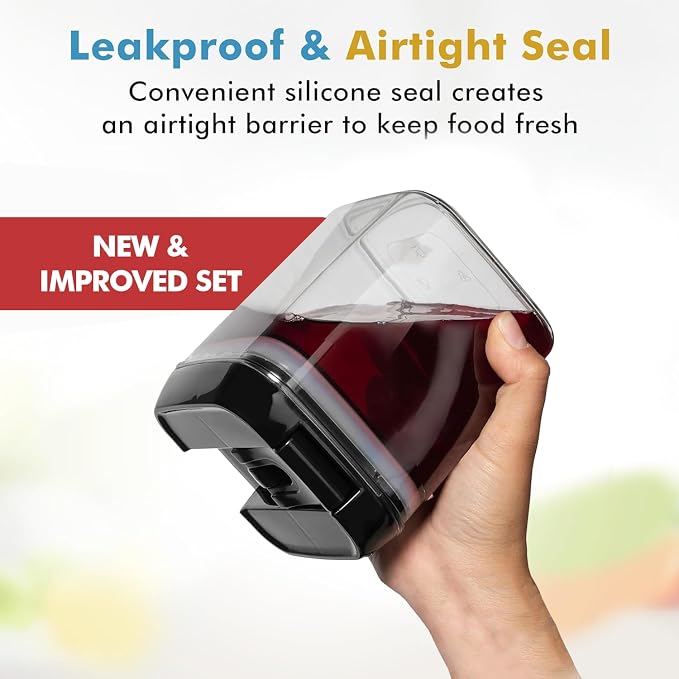 Shazo 9 PC Airtight Food Storage Containers - Image 2