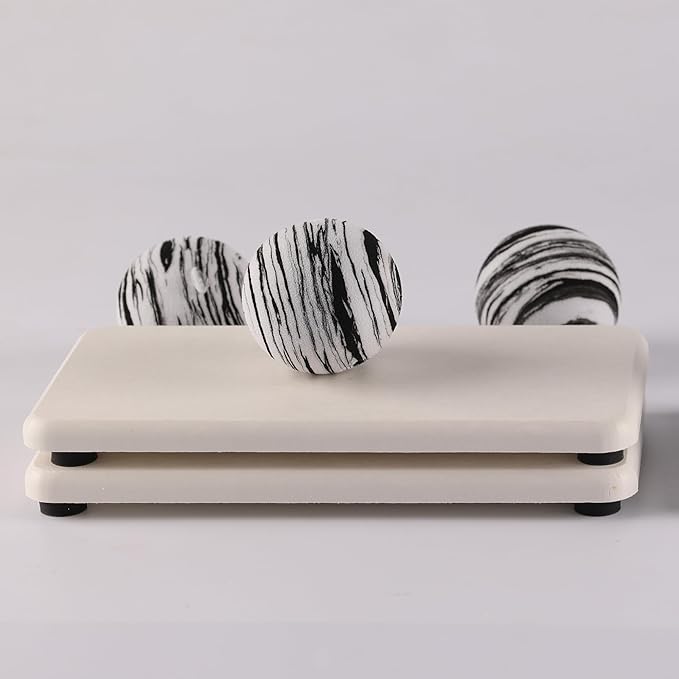 NiuYichee 2 Pcs Water Absorbing Stone Trays, Kitchen/Bathroom Sink Soap Dish - Image 2