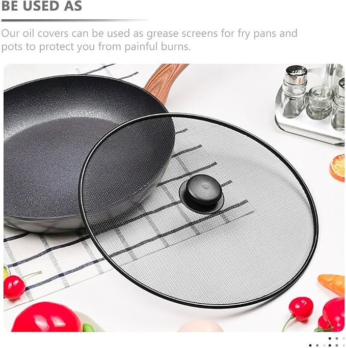 Amosfun 11.4 Inch Oil Splash Guard Splatter Screen - Image 3