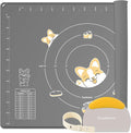Ourokhome Silicone Baking Mat Sheet and Pastry Dough Cutter, 0.5 Inch Thick 32" by Ourokhome