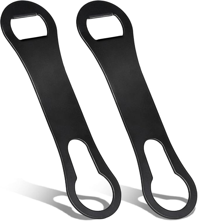 2 Pieces Bottle Opener and Pour Spout Remover Flat Bar Key by Sliverdew