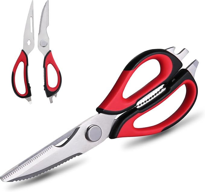Kitchen Scissors All Purpose for Food, Heavy Duty Kitchen Shears that Come Apart by Etydbsai