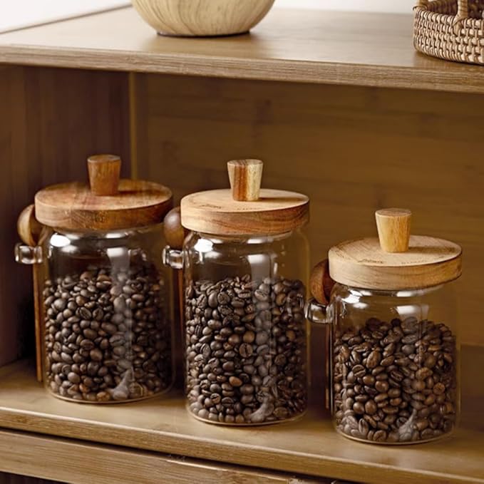 ANSQU Set of 2 Glass Food Storage Jars - Image 6