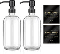 ARKTEK 2 Pack Refillable Glass Soap Dispenser by ARKTEK