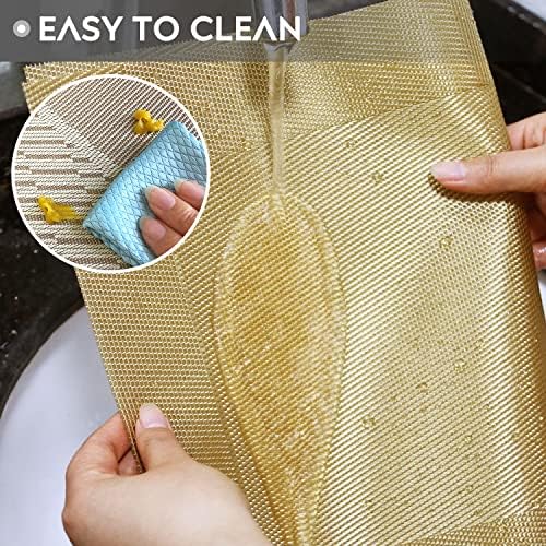 Trophable Placemats Set of 6 Table Placemats Heat Resistant Woven