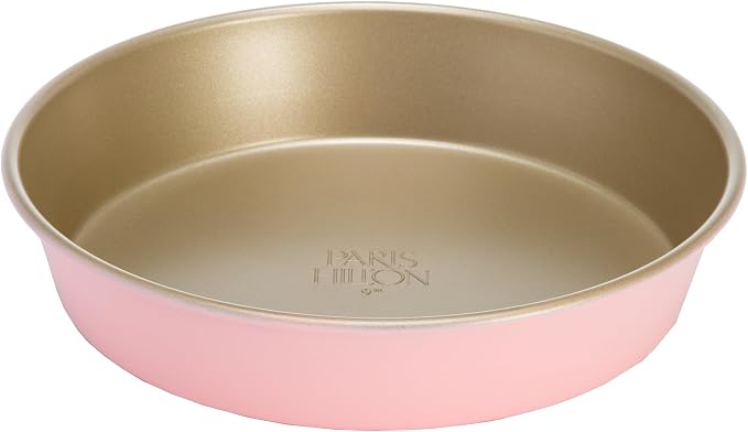 Paris Hilton Nonstick Carbon Steel Bakeware Collection, 9-Inch Round Cake Pan by TheWorldofParisHilton