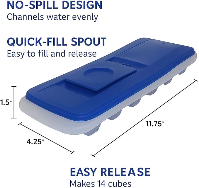 2-Pack No-Spill Ice Cube Trays - Image 6
