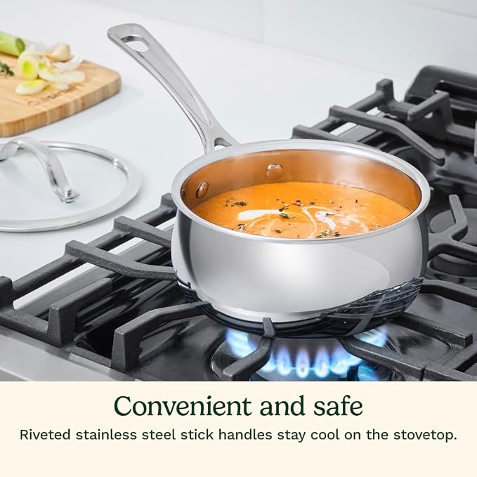 Cuisinart 12-Piece PureClad™ Triple-Ply Stainless Steel Cookware Set - Image 8