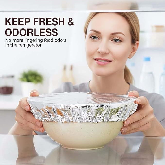 2026 New Reusable Aluminum Foil Food Covers, Pop Up Tin Foil Food Insulation - Image 6