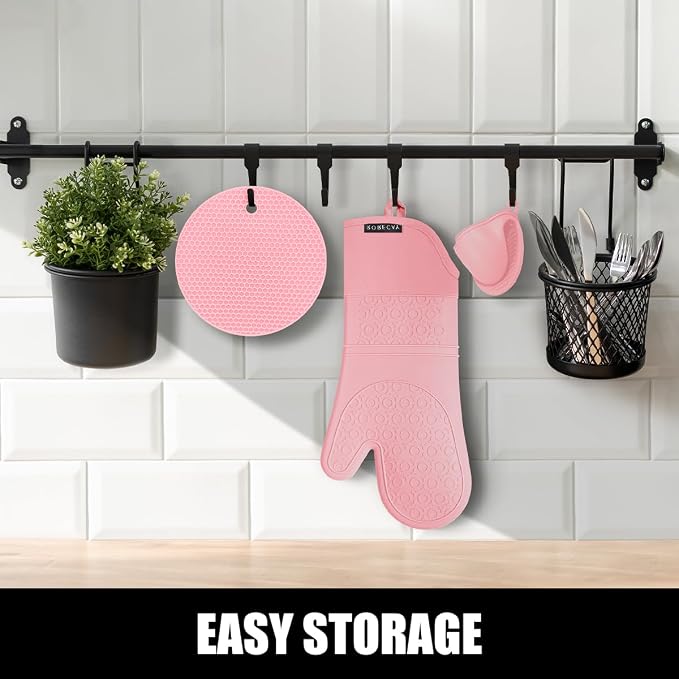 Rorecay 6pcs Oven Mitts and Pot Holders Sets - Image 9