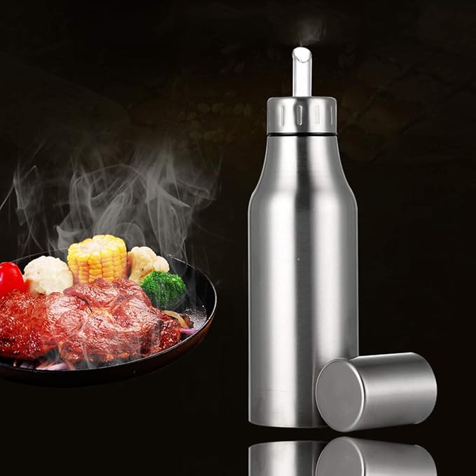 Stainless Steel Oil Dispenser Bottle - Image 9
