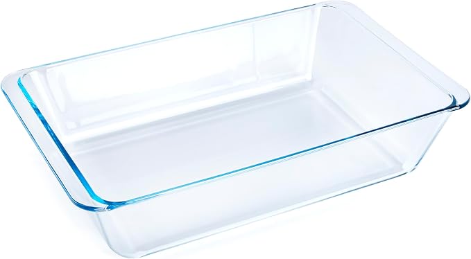 Deep Clear Glass Baking Dish, Rectangular Tempered Glass Baking Pan, The by HUSANMP
