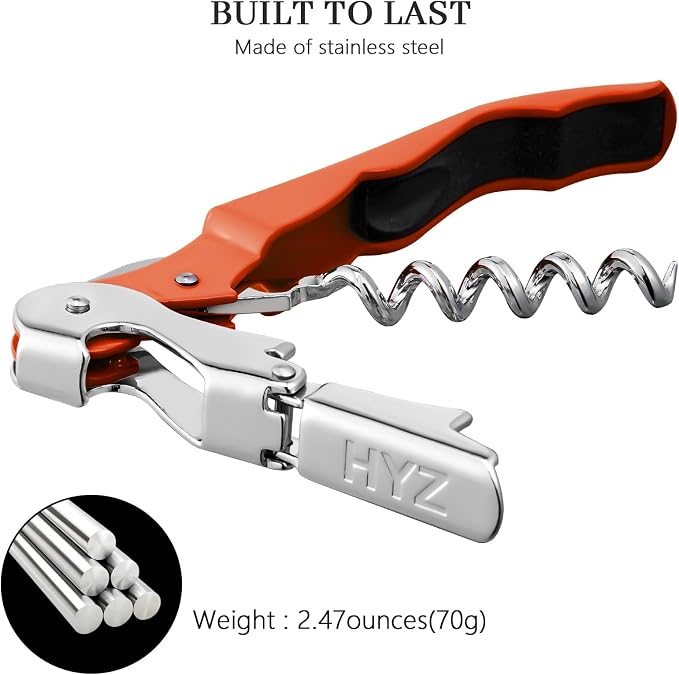 HYZ 2-Pack Wine Opener Waiter Corkscrew, Professional Wine Key - Image 6