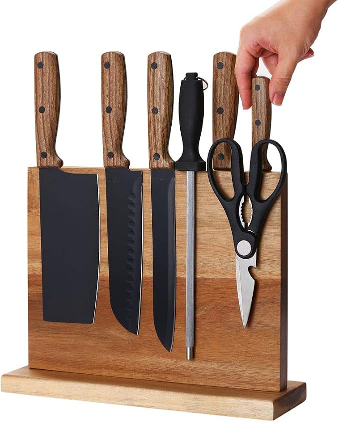Home Kitchen Magnetic Knife Block Holder Rack Magnetic Stands - Image 2