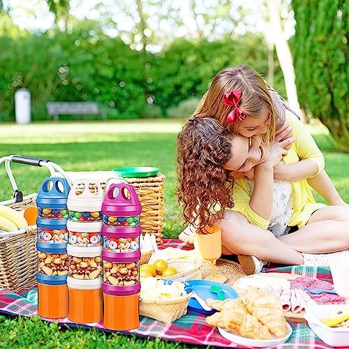 BeneLabel Stackable Food Storage Containers with Twist Lock System