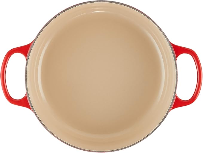 Le Creuset Enameled Cast Iron Signature Round Wide Dutch Oven, 3.5 qt. - Image 4