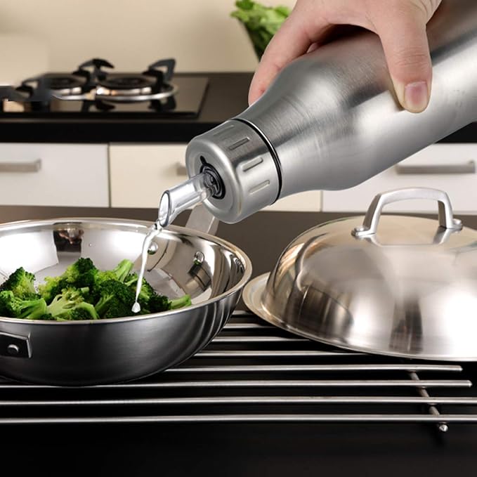 Stainless Steel Oil Dispenser Bottle - Image 8