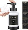 Luxspire Foaming Soap Dispenser, Glass Foam Pump Soap Dispenser, Non-Slip Hand by Luxspire