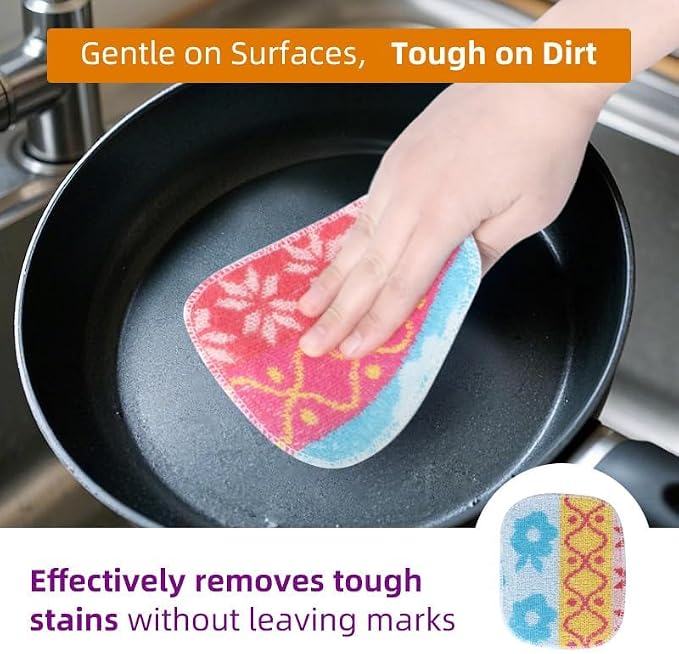 Amarelle GEN II Dish Washing Scrubbers, Made in Green Kitchen Scrubbers - Image 9