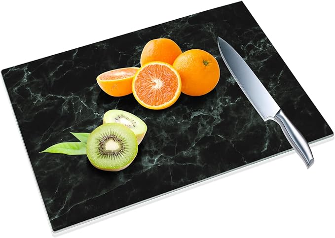 JAMBALAY Tempered Glass Cutting Board by JAMBALAY
