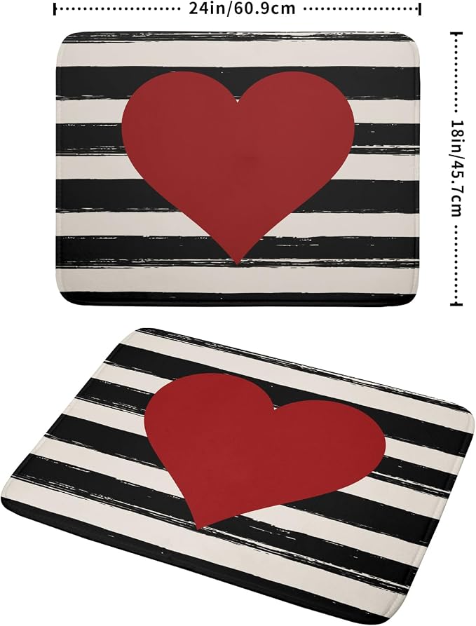 Valentine's Day Dish Drying Mat - Image 2