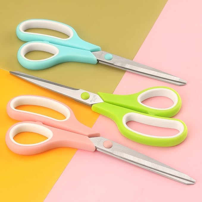 Scissors All Purpose Bulk Set of 3, Scissors - Image 5