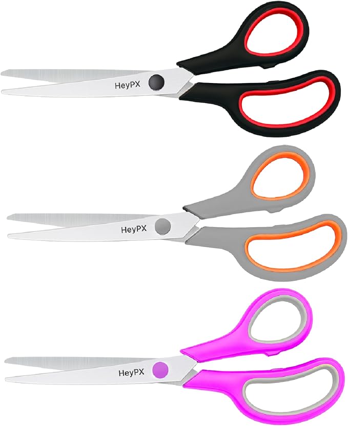3-Pack 8.5" Ultra Sharp Stainless Steel Scissors - Image 8