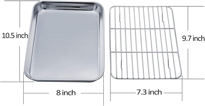 TeamFar Toaster Oven Pan Tray - Image 2
