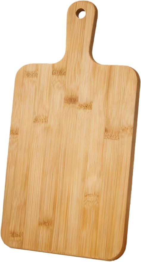 ZeQi Bamboo Cutting Board with Handle, Wooden Cutting Boards, Chopping Board by ZeQi