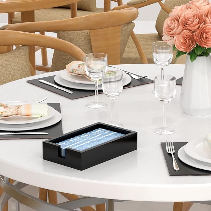 HIIMIEI Acrylic Napkin Holder for Bathroom, Bathroom Napkins Guest Disposable - Image 6