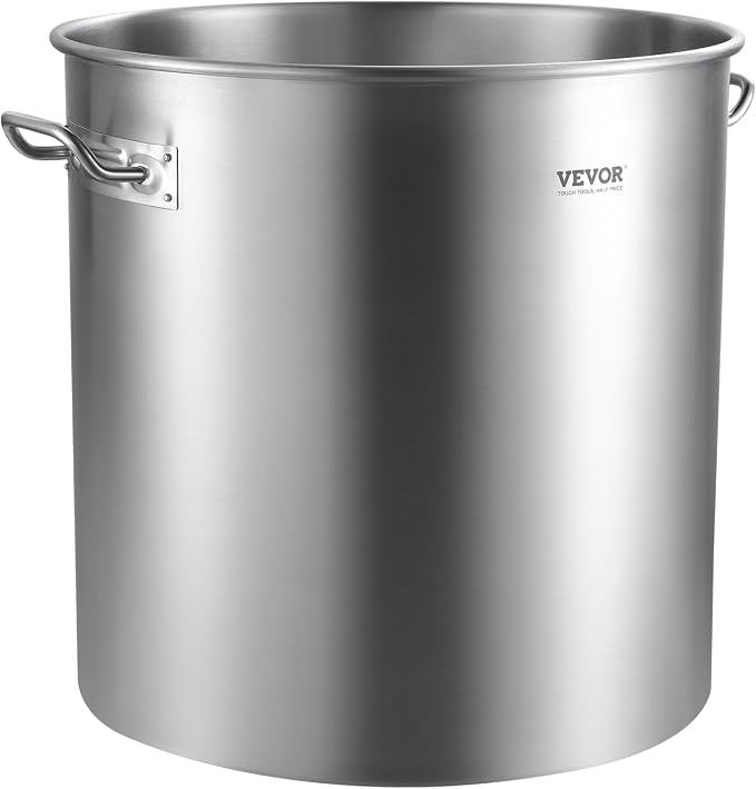VEVOR Stainless Steel Stockpot, 84 Quart Large Cooking Pots, Cookware Sauce Pot - Image 9