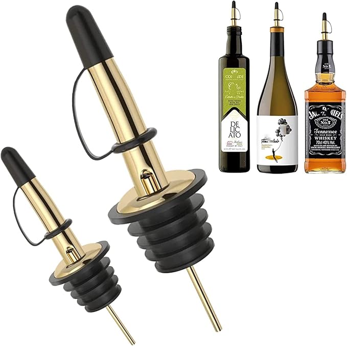 Pafusen 6 Pack Liquor Bottle Pourers, Liquor Pour Spout - Image 2