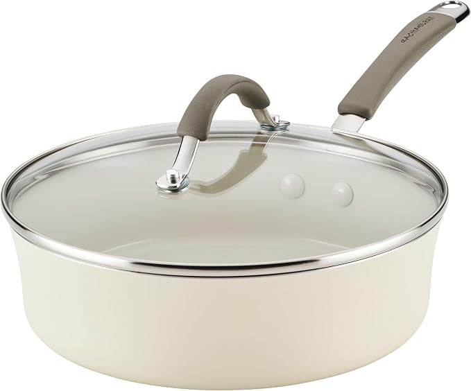 Rachael Ray Cucina Ceramic Nonstick Saute Pan by RachaelRayKitchenware